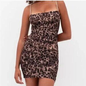 Aritzia Ten By Babaton Luxor Ruched Bodycon Mini Dress